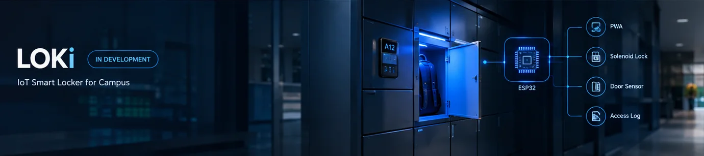 Sampul project LOKi: IoT Smart Locker — IoT Smart Locker for Campus — In Development